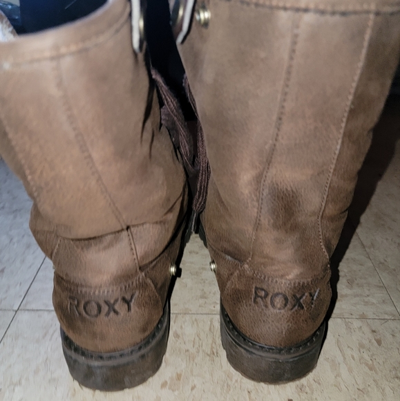 Brown Roxy Winter Boots Size 7 - Picture 4 of 5